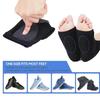 2Pcs Arch Support Sleeve Cushioned Soft Elastic Gel Pad Fabric Arch Socks for Flat Foot Pain Relief Plantar Fasciitis Heel Spurs