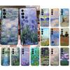 Phone Case For Motorola Edge 50 40 Pro 60 50 40 30 Ultra Neo Fusion Moto G85 G72 G53 G54 G84 G13 G32 Claude Monet Garden Lotus