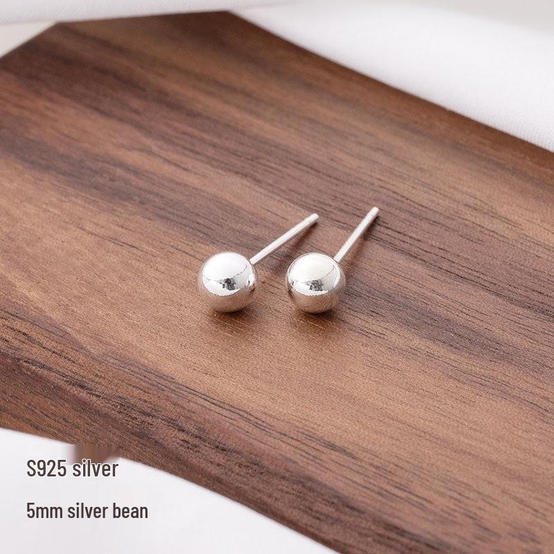 

Компактные серьги-пусеты из серебра 999 пробы с антиаллергенным покрытием для женщин - Ювелирные изделия из серебра 925 пробы Silver