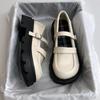 Fashion Women Footwear Leather Mary Jane Round Toe Gothic Black High On Platform Japanese Style Lolita Ladies Shoes Summer 2024 Offer 39