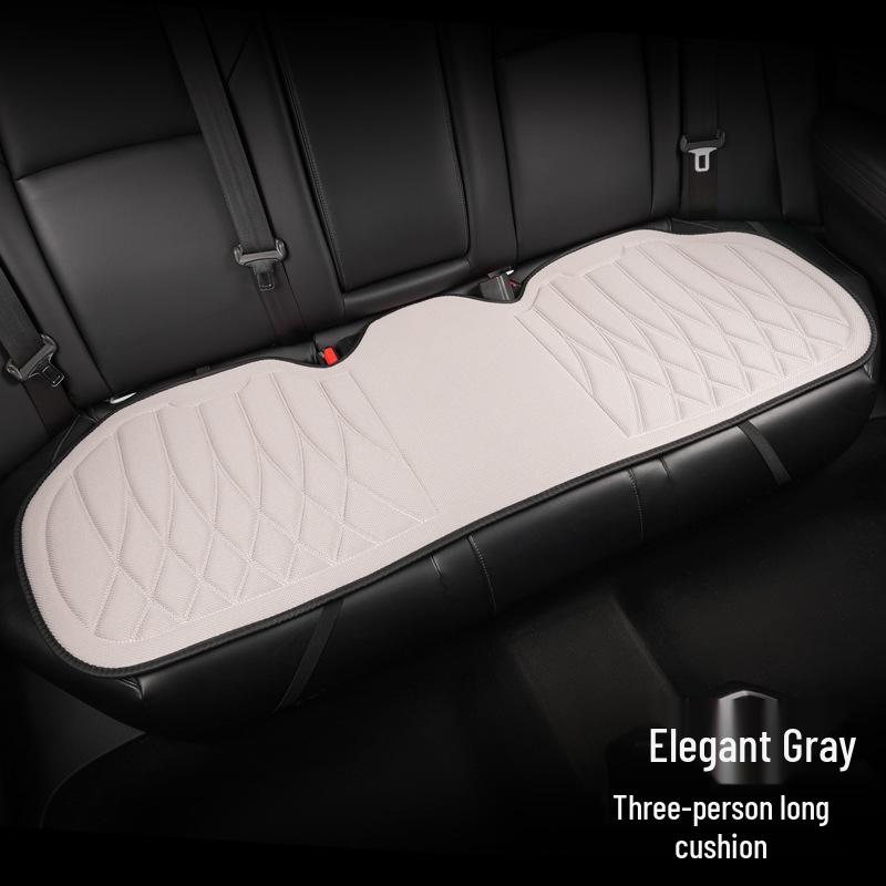Universal Seaweed Fiber Car Seat Cushion - All-Season, Anti-Slip, Imitation Latex for Five-Seater