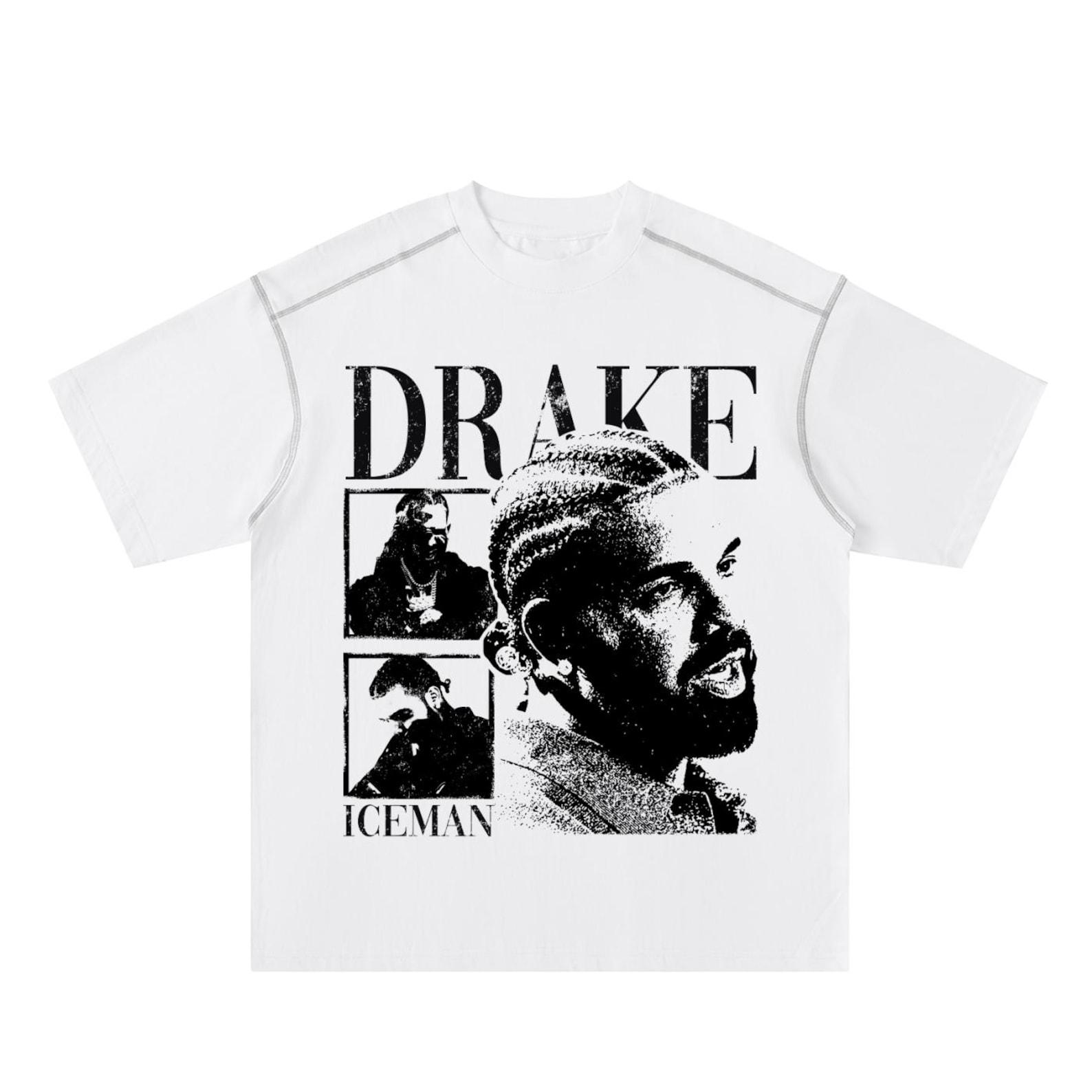 ICEMAN – Vintage Drake T-Shirt | Rap Merch Graphic Tee | For All The Dogs | Rare Hip Hop Graphic tee | Streetwear Tee | Retro Rap Shirt S