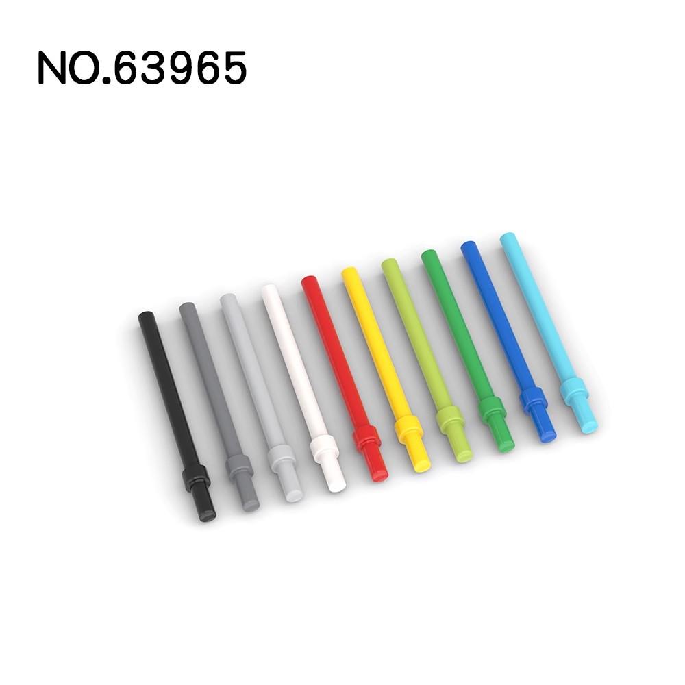 Non-Toxic 50Pcs Moc Parts 63965 18274 Bar 6L Con Anello Di Arresto Mattoni Compatibili Assmble Fai Da Te Blocchi Di Particelle Bambino