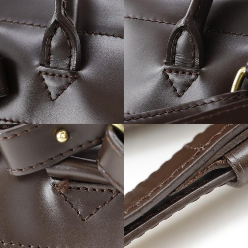 Louis Vuitton Soho Backpack Daypack N51132 Brown Damier Canvas Women Used