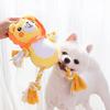 Colorful Animals Shaped Dog Stuffed Plush Bite Toy Interactive Pet Toy for Fun Pet Cotton Rope Chew Resistan Squeaky Toy
