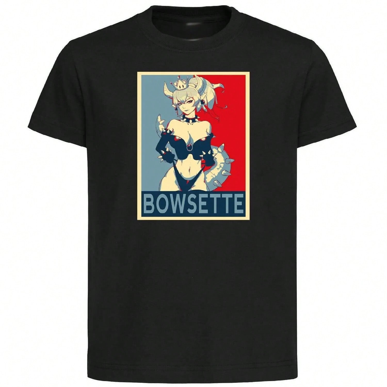 Black T-Shirt - Danmachi Propaganda - Hestia- Unisex Clothing S