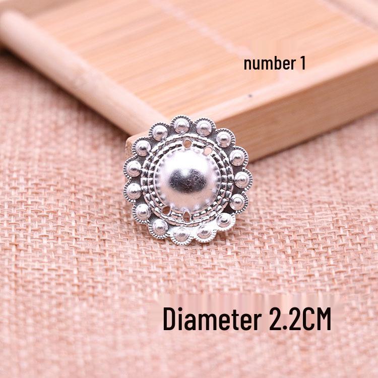 Miao, Dong, and Yi Ethnic Silver and Aluminum Clothing Ornaments