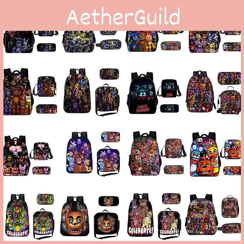 Stylish Toy Bear Backpack For Middle School Students Large Capacity And Vintage Design