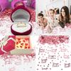 Glittering Party Confetti For Wedding Reception PVC Team Bride Scatter Formal Event Reception Table Decoration Props