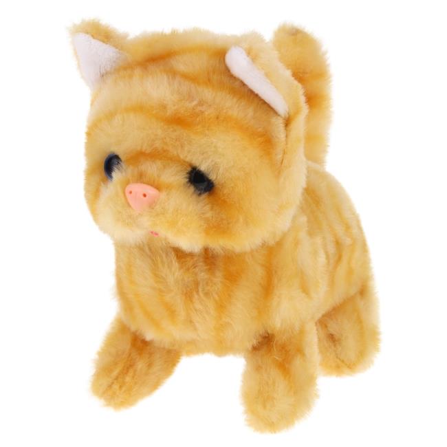 Interactive Kitten with Sound, Walks, Moves Tail - Red