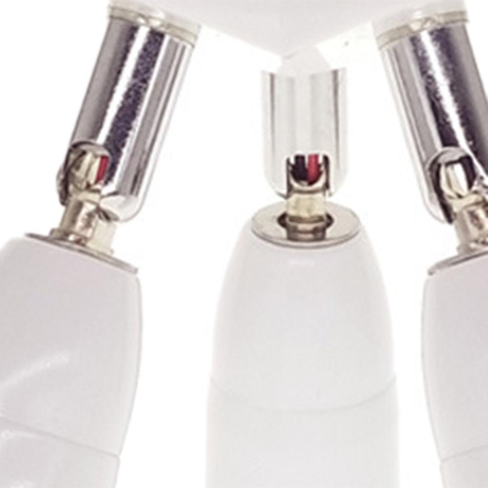 3 in 1 E27 Light Bulb Socket Adapter 85-265V E27 Splitter Socket Adapter  Home Office Lighting