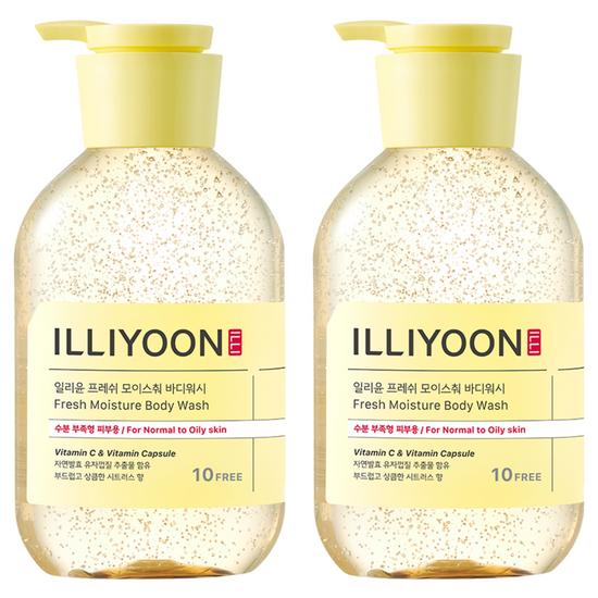 ILLIYOON Frisches, feuchtigkeitsspendendes Duschgel, 500 ml (1 Stück / 2 Stück / Set Optionen)