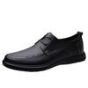 Men's Business Leather Loafers – Formal and Casual Cowhide Shoes for Spring and Autumn, Large Size Driving Loafers.
