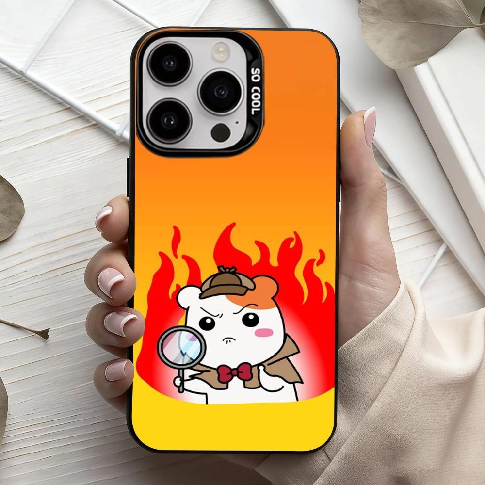 L-Lovely O-Oruchuban E-Ebichu Phone Case For iPhone17,16,15,14,13,12,11 Plus,Pro Max Black Candy silver phone case