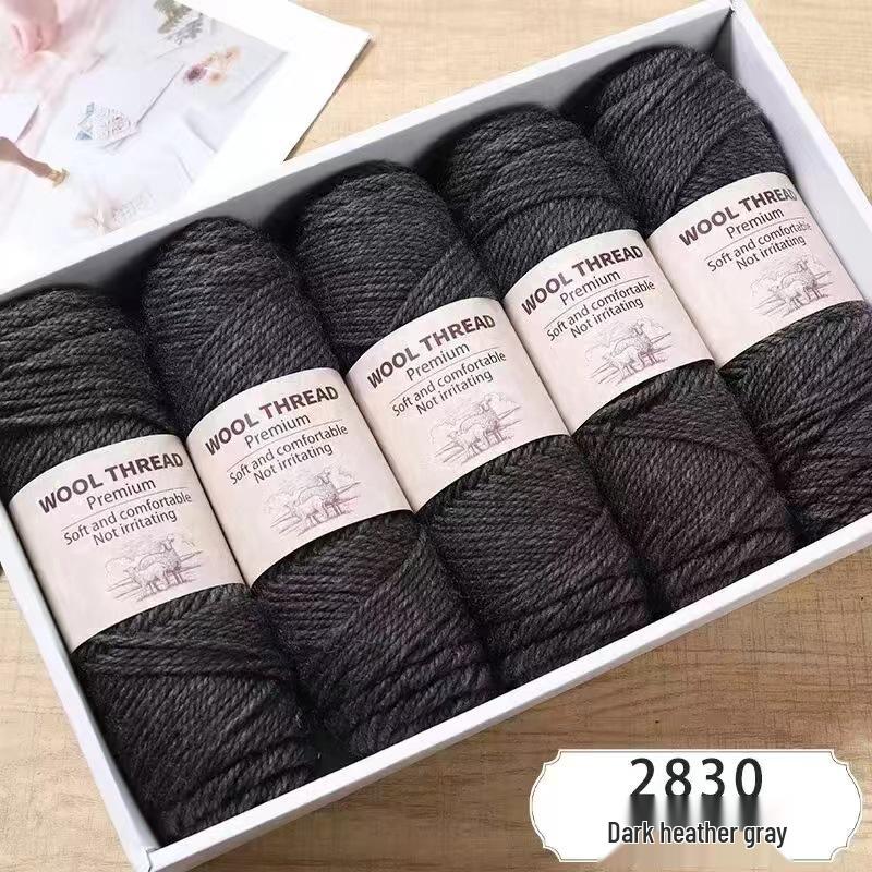 Soft Alpaca Wool Chunky Yarn for Hand Knitting Sweaters, Scarves, and Hats