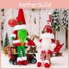 Festive Nordic Style Hanging Elf Doll With White Beard For Christmas Decoration 79 Characters