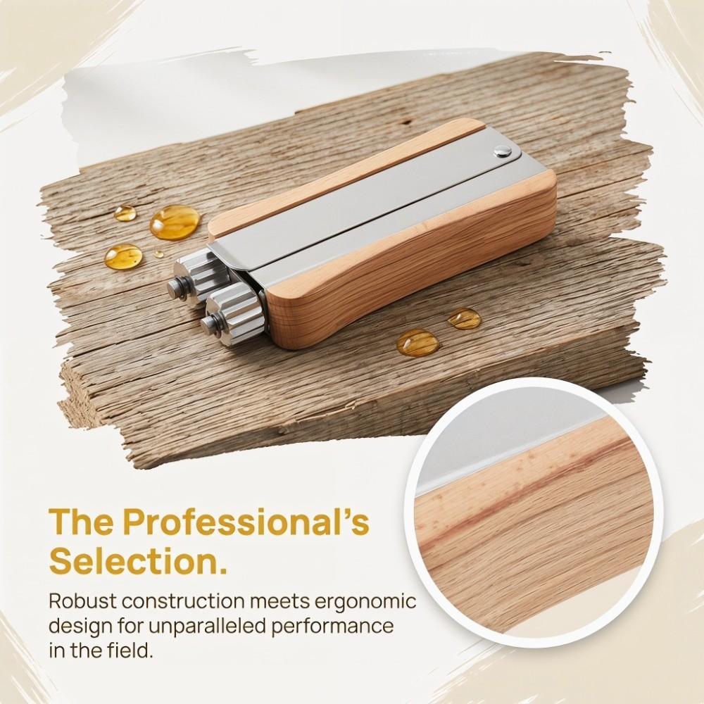 Stainless Steel Apiculture Crimper Wooden Handle Frame Wire Crimper  Apiculture