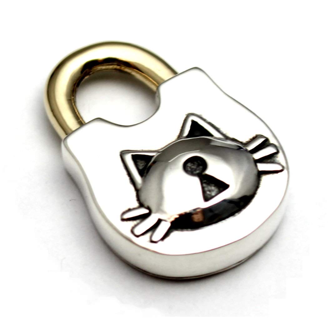Cat Key Good Vibrations Silver Pendant