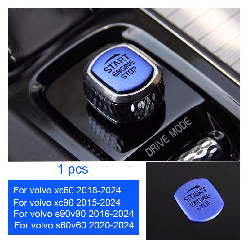 For Volvo XC60 XC90 S90 V90 V60 S60 Start Button Parking Brake Patch Decoration Supplies