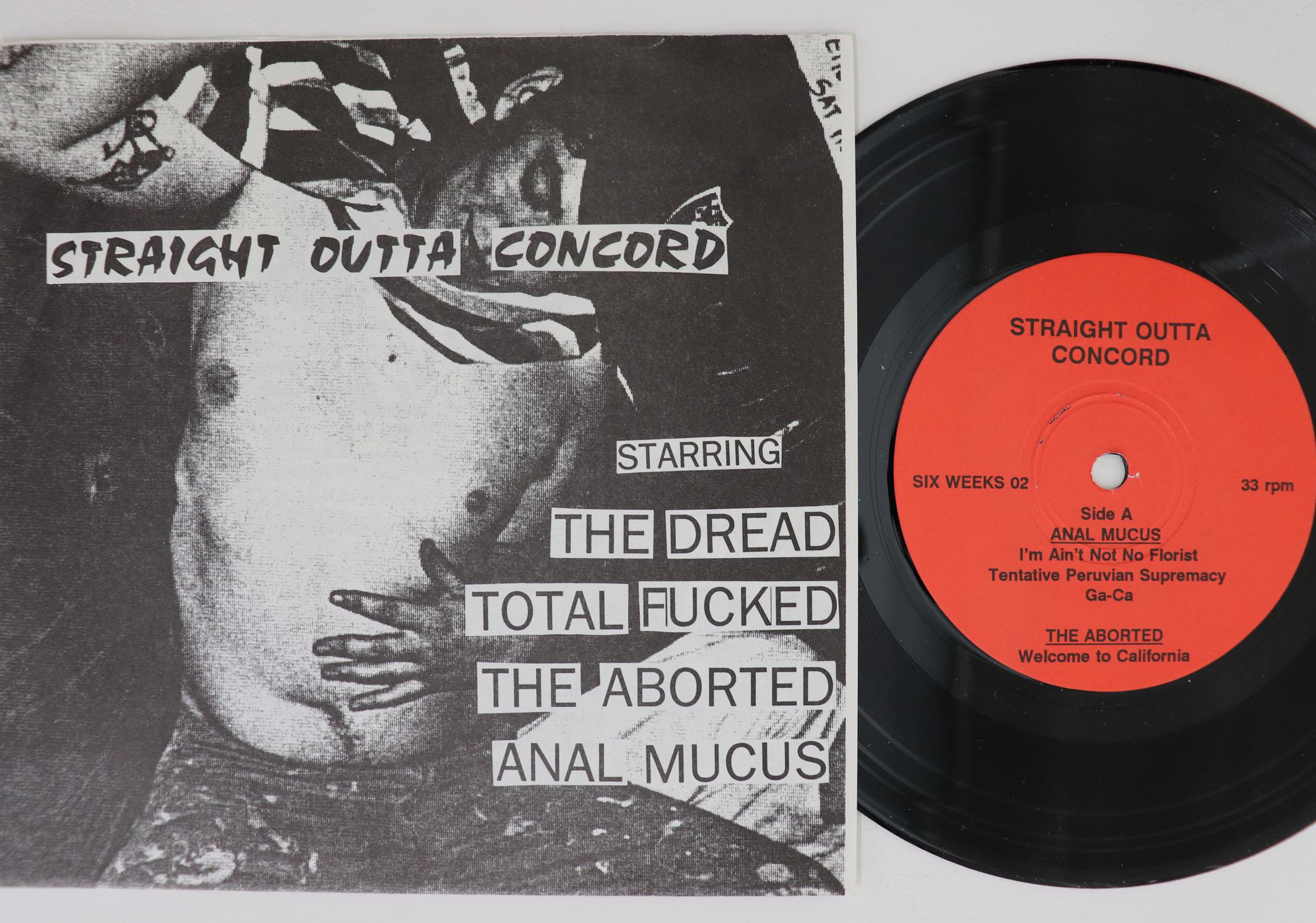 

7inch Record VARIOUS - Straight Outta Concord SW02 SIX WEEKS 1993 US Rock Used