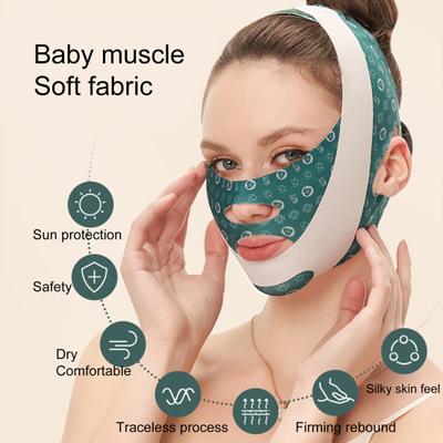 Practical Three-dimensional Lifting Breathable Fabric Face Belt Wrinkle Removal Skin Tightening Bandage Beauty Supplies