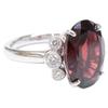 HEIWADO&CO. Pt950 9.232ct Garnet 0.47ct Diamond Ring ring PlatinumUsed