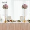 Luxurious Acrylic Crysta(21.9"/55.6cm H) 10Pcs Flower Stand Wedding Centerpieces on Floor