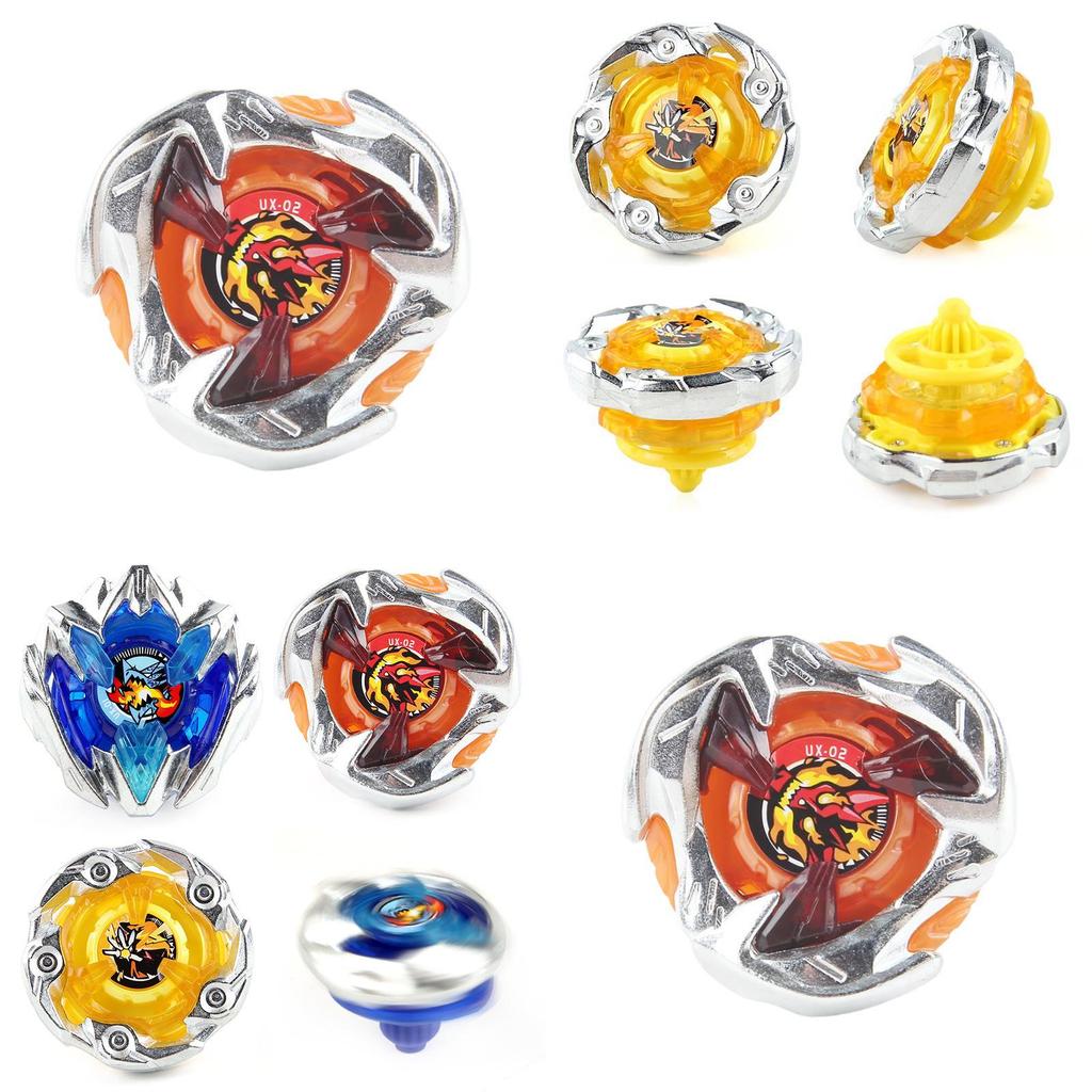 Exquisite Alloy Beyblade Ux Series Ux-01-02-03 Majestic Dragon Sword Beyblade Set For Enthusiasts