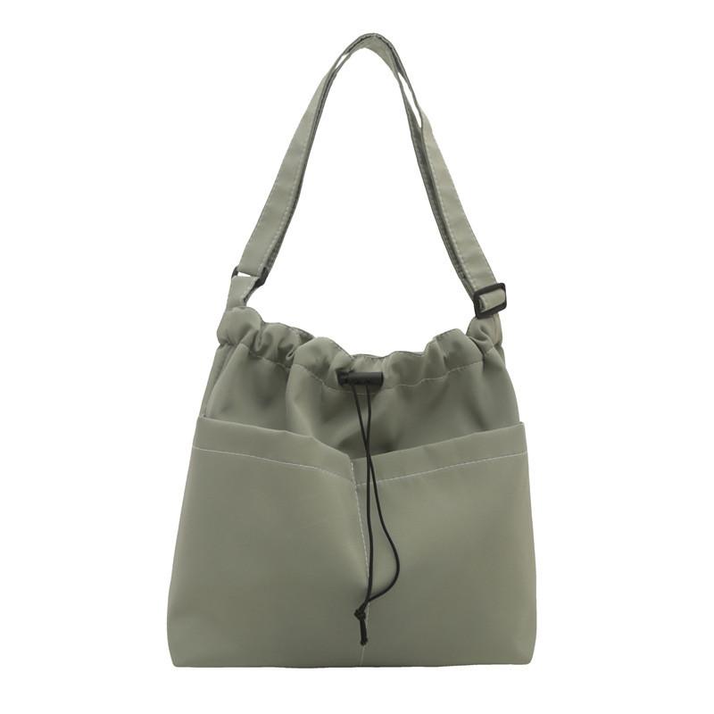 Stylish Large Capacity Tote Bag For Women In Black Beige And Green Perfect For Daily Use