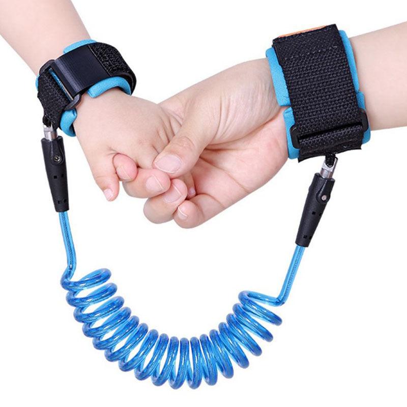 Adjustable Baby Walkers Belt Kids Safety Anti-lost Wrist Link Band Children Harness Leash Strap Baby Stroller Accessories