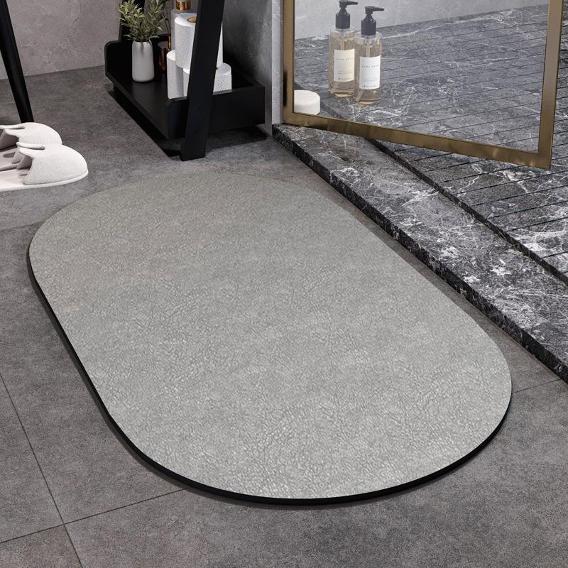 Alfombra de Diatomita para Puerta de Entrada Resistente a la Suciedad Alfombra Antideslizante para Baño Pavimento y Absorbente Alfombra de Suelo Alfombra para Pies de Entrada Resistente a la Suciedad