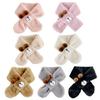 Girls Neck Scarf InsStyle Baby Cartoon Scarf Furry Plush Neck Warmer for Outdoor