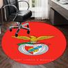 S.L. Benfica Printed Round Rug Carpet Chair Rug Area Rug Entryway Doormats,for Office Chair Living Room Bedroom Kitchen Room.