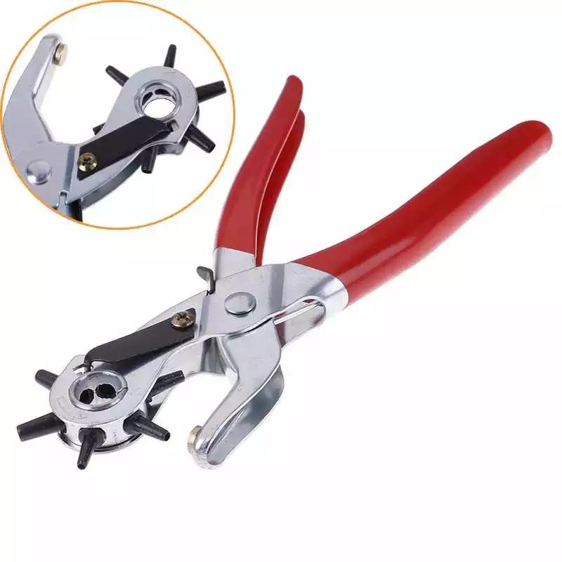 Gürtellocher, Lochzange, multifunktionaler Augenlocher, Handwerkzeug, Gürtel, 22,9 cm (9 Zoll), Kunststoff-Tauchgriff, Lochzange, Gürtel-Lochzange