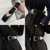 Chic Black Wide Waist Belt For Women Ideal For Dresses And Casual Outfits