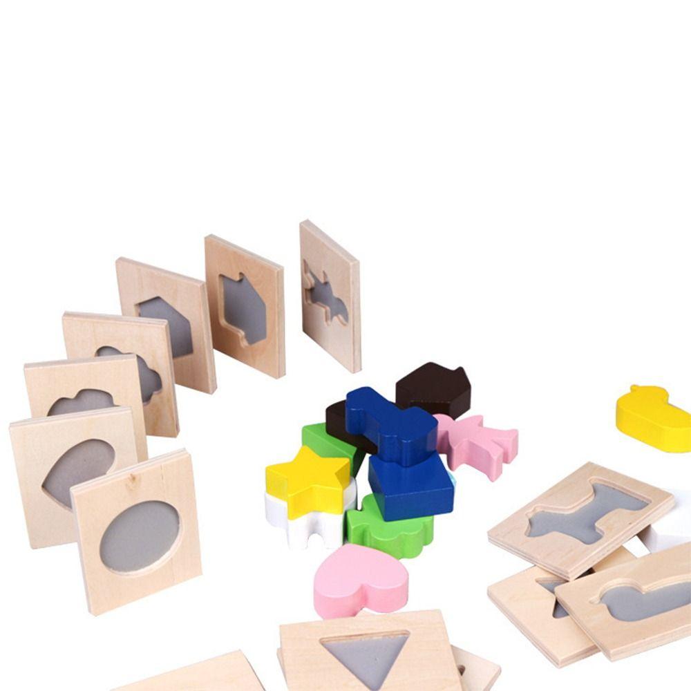 Educational Touch Thinking Shape Toy Box Geometric Shape Puzzle Pieces  Education Toys