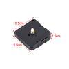 Black Silent Quartz Clock Movement Replacement 12mm Shaft for DIY For Wall Clock Assembly Hour Minute Second Hands