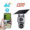V380Pro AOV Solar-Powered 4G Outdoor Waterproof 360-Degree Remote Monitor Binocular Camera