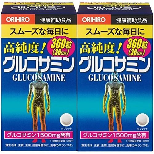 Orihiro Glucosamine Tablets, 360 tablets (36-day supply), 2-pack