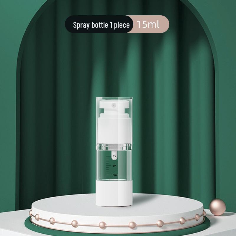 Portable Cosmetic Refill Bottles: 15ml, 30ml, 50ml Vacuum Press with Scale for Lotion and Spray