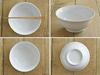 Tableware East EAST Original Simple Rice Bowl White Tableware Noodle Bowl Large Bowl Boiled Bowl Bowl (White)