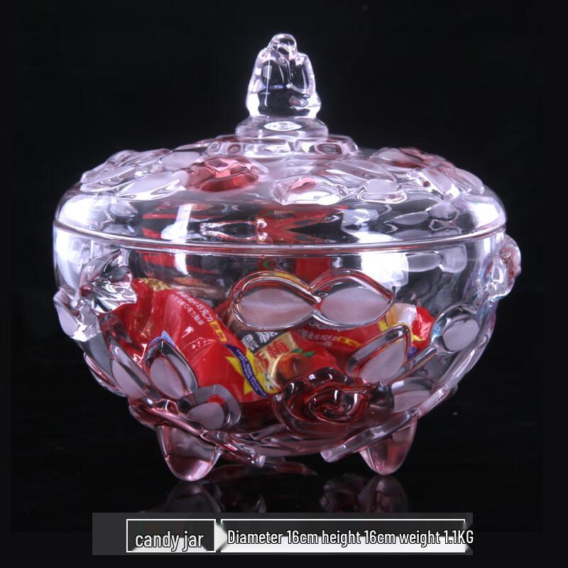 European Rose Glass Fruit Plate