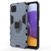 Für Samsung Galaxy A22 5G Stoßfeste PC + TPU Schutzhülle mit magnetischem Ringhalter