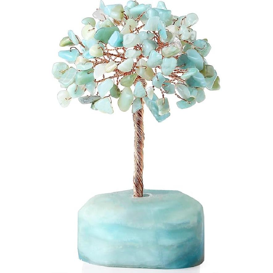 DUQGUHO Crystal Tree Amethyst Crystal with Natural Quartz Amethyst Stone Base Crystal Tree for Decor Reiki Luck Crystal Spiritual Gifts