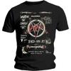 Slayer 'Haunting 84 Flier' Schwarzes T-Shirt - NEU