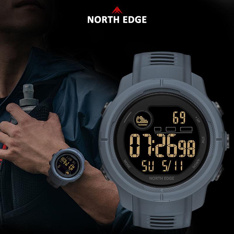 NORTH EDGE Mars5 Men Digital Watch Outdoor Sports Watches Fashion Multifunctional Electronic Watch