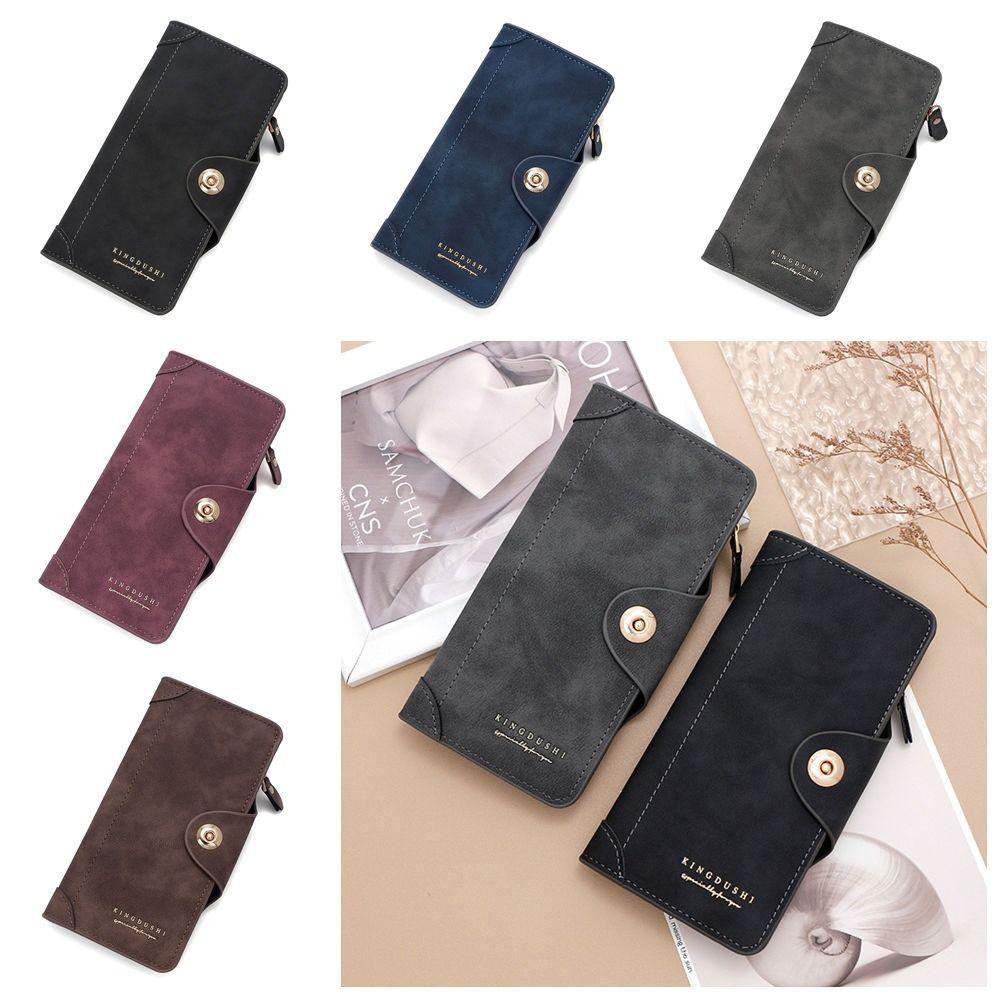 Card Brand Business Clutch Bag Purse ID Card Holder Simple Men PU Wallet Gift