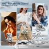 Transparent Magnetic Ring for Magsafe Wireless Charge Cases for IPhone 17 Air 16 Plus 15 14 13 12 11 Pro Max Shockproof Cover