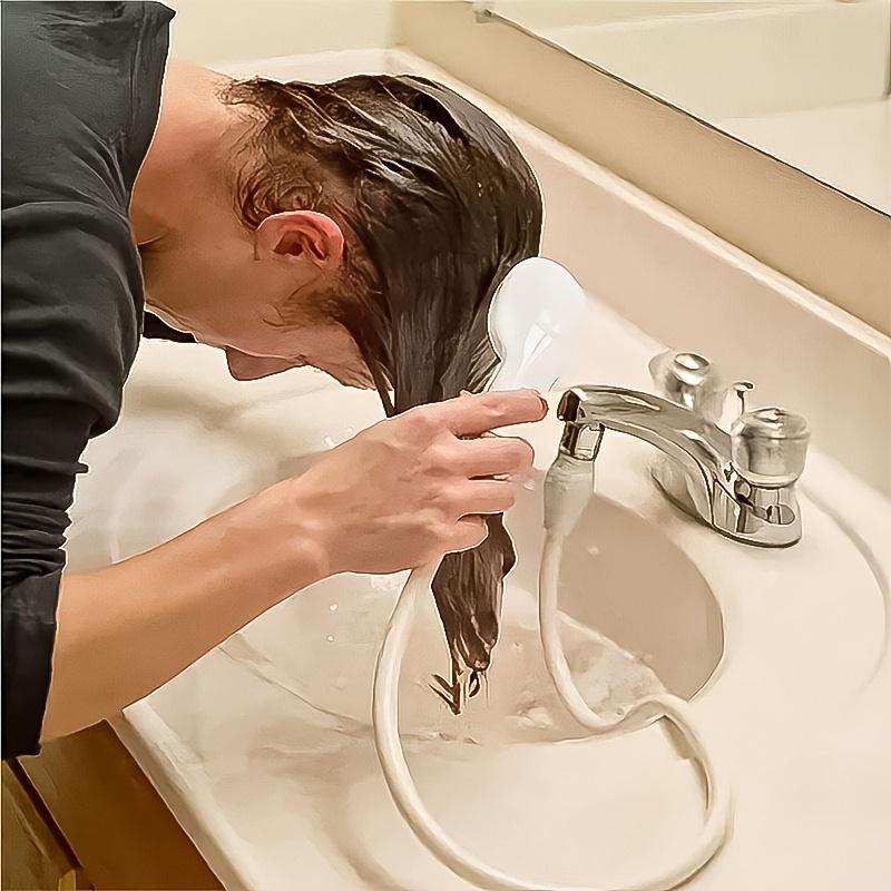 1pc Faucet Washing Hair Shower Pet Cat Dog Bath Faucet Sprayer, Multi-purpose Faucet, Shower Spray Head Convenient Easy Installation
