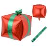 4D Aluminum Film Balloon 10 Inch 18 Inch 22 Inch Three-Dimensional Ball Square Birthday Christmas Party Gift Box Decorative Props